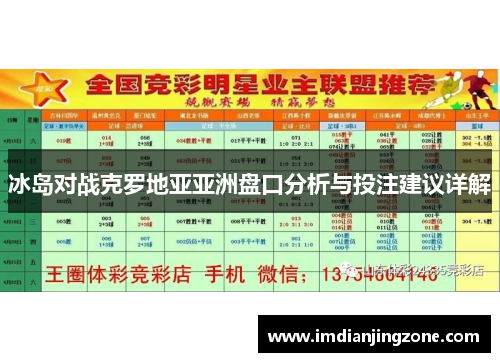 冰岛对战克罗地亚亚洲盘口分析与投注建议详解